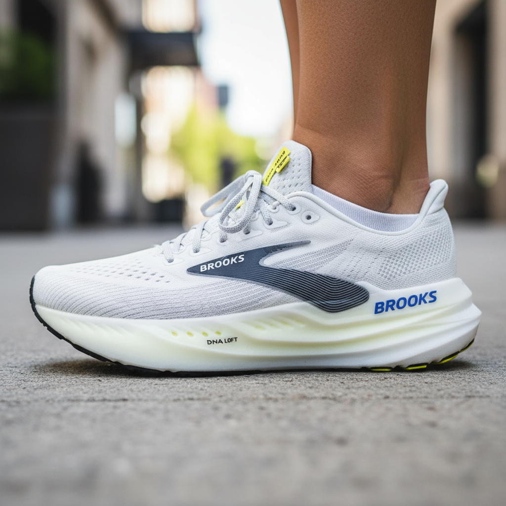 Brooks Men's White Mesh Running Shoes - Size 11