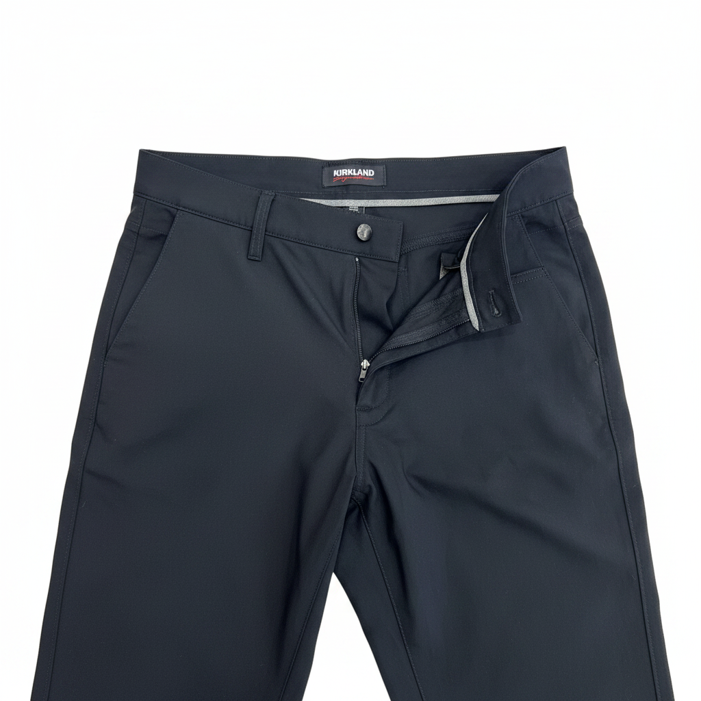 Kirkland Signature Men's Black Performance Chino Pants