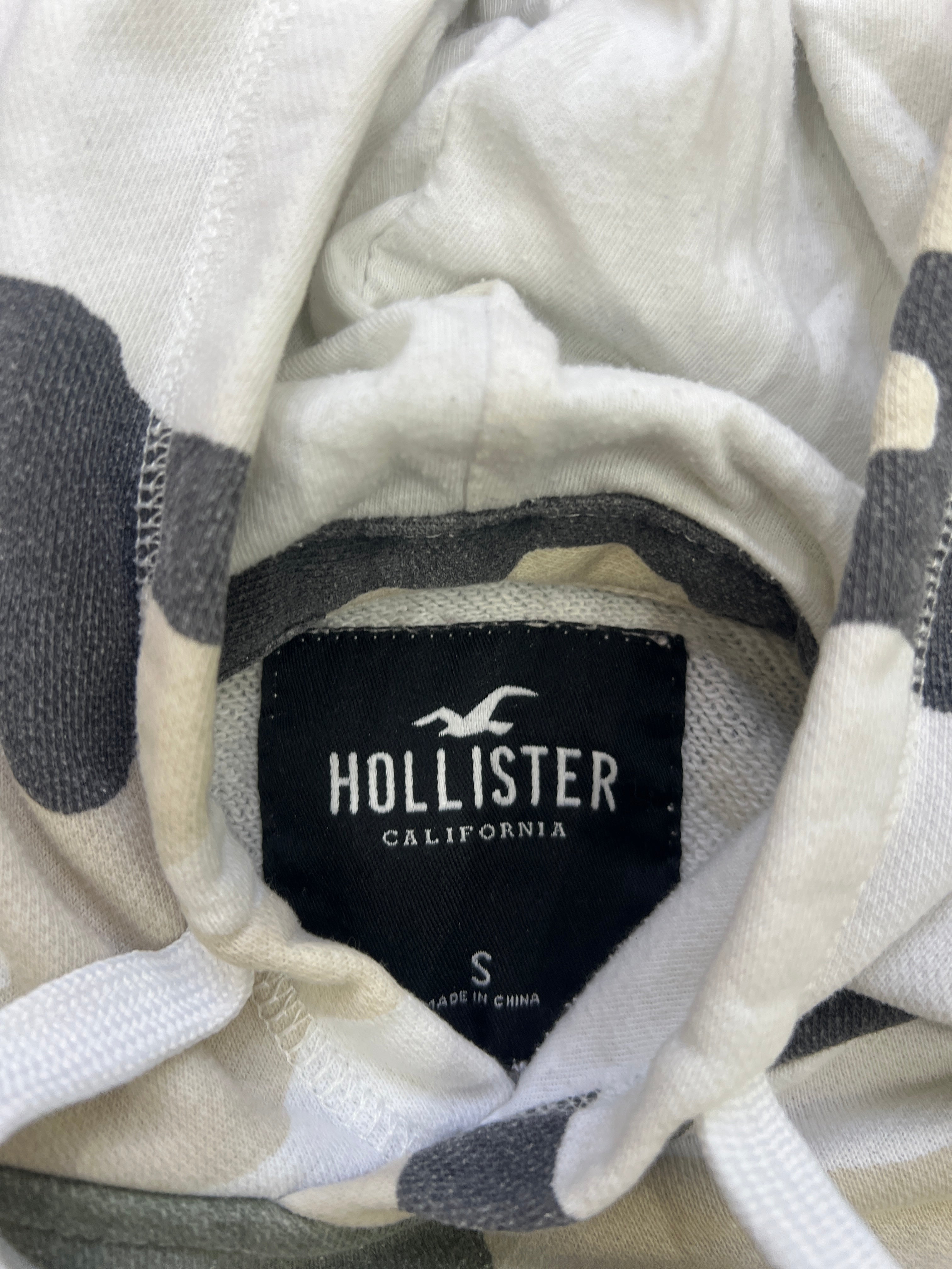Hollister Camouflage Pullover Hoodie Men's Small