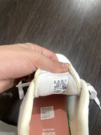 PUMA, FOREVER BETTER Puma White & Pink Leather Gum Sole Snea