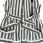 Atmosphere Women's Striped Tie-Waist Tunic Shirt