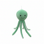 Green Plush Octopus Stuffed Toy for Kids