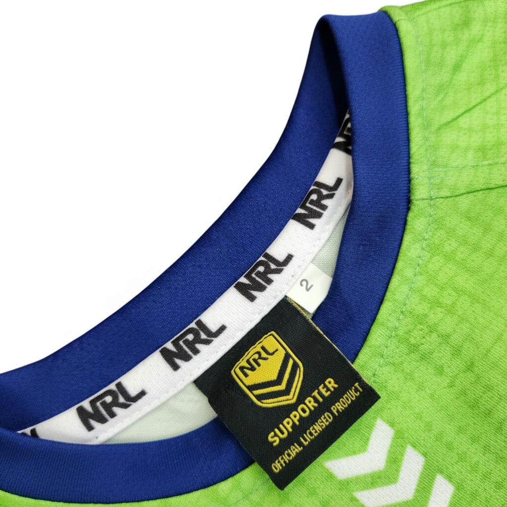 Canberra Raiders NRL Kids Official Supporter Jersey Size 2