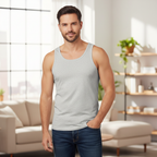 Men's Livergy White Cotton Vests 3-Pack