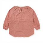 Women's Dusty Pink Relaxed-Fit Gathered Neckline Blouse