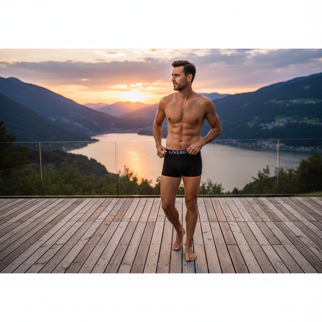 Livergy Men's Black Cotton Boxer Shorts - 3 Pack