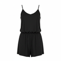 Esmara Women's Black Sleeveless Jersey Romper