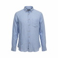 LC Waikiki Classic Men's Light Blue Linen Shirt - XL