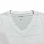 Mexx Men's White Cotton V-Neck T-Shirt Size XL