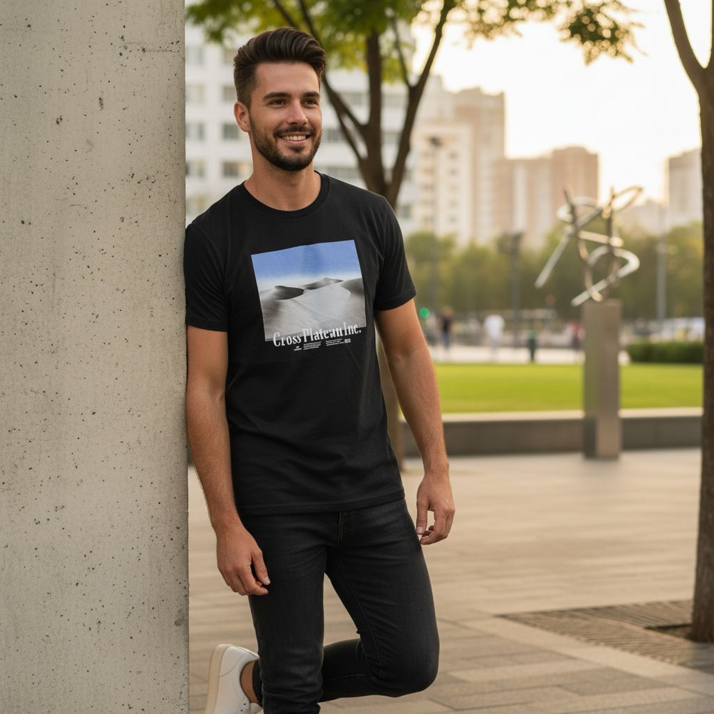 Anko Men's Black Desert Graphic T-Shirt - Size XS