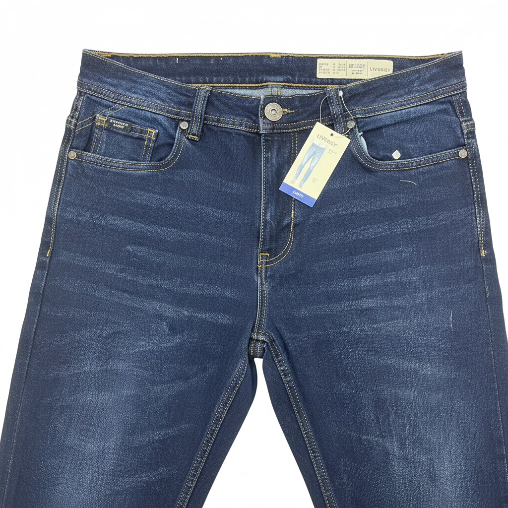 Livergy Men's Slim Fit Blue Denim Jeans