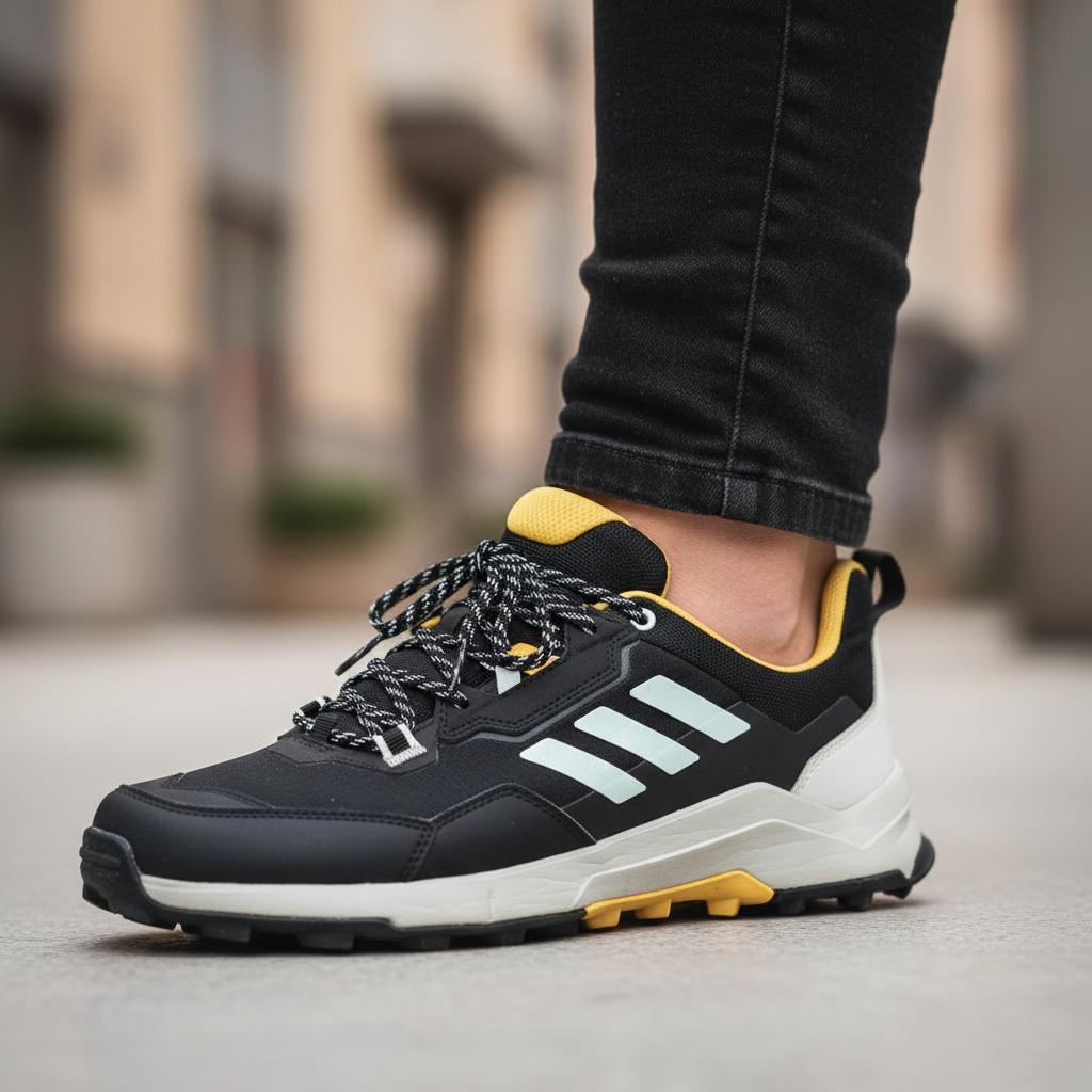 Adidas Terrex Men's Black & Yellow Trail Running Shoes