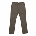 Men's Slim Fit Brown Cotton Chino Trousers