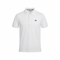 Lacoste Men's White Cotton Pique Polo Shirt