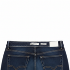 Women's Dark Indigo High-Waisted Flare Denim Jeans