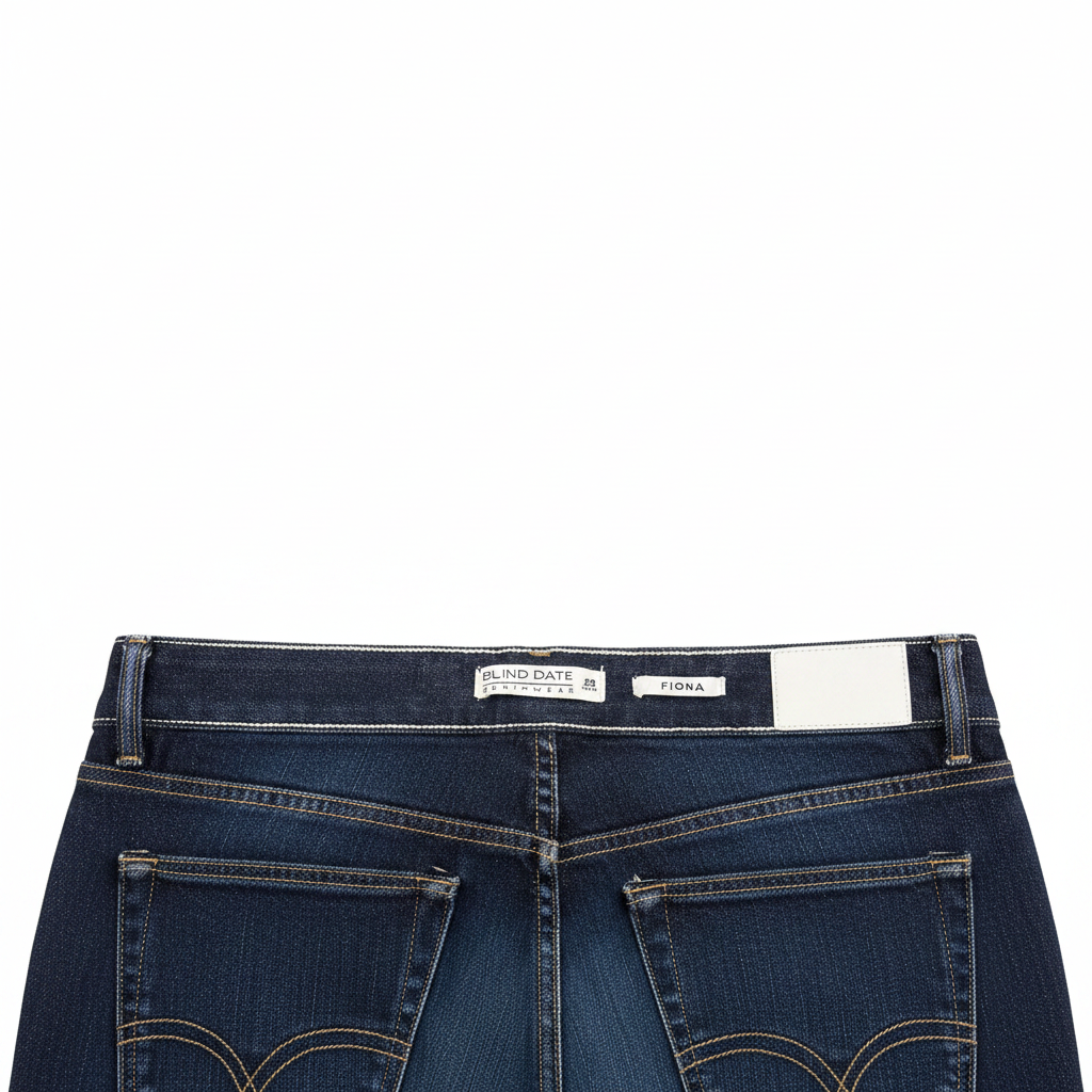 Women's Dark Indigo High-Waisted Flare Denim Jeans