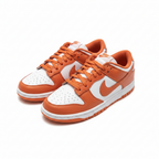 Nike Dunk Low Men's Sneakers - Orange and White