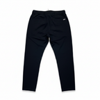 Mataria Men's Black Tapered Drawstring Trousers