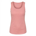 esmara Women's Pink Ribbed Scoop Neck Tank Top