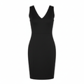 Esmara Women's Black Linen Sleeveless V-Neck Dress