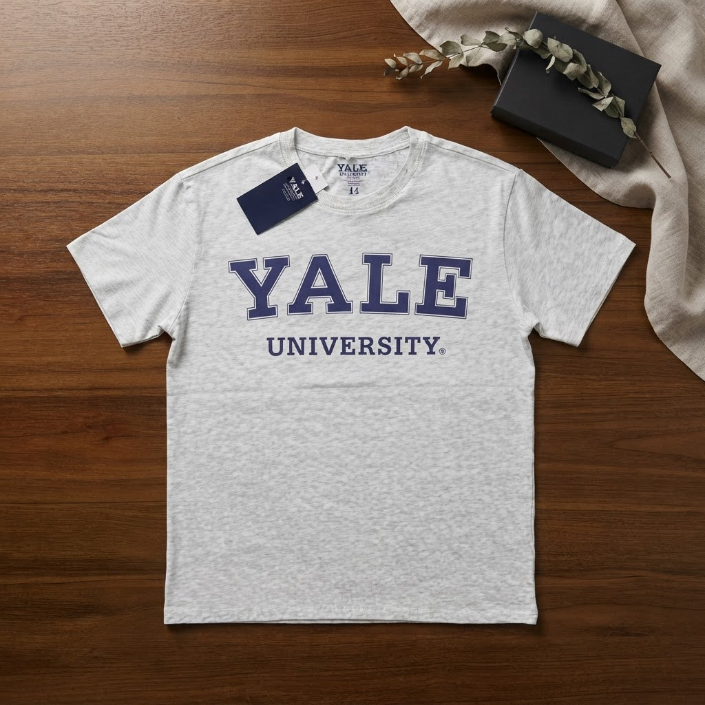 Yale University Heather Ash Grey Yale University Graphic You