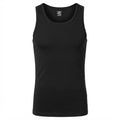 LIVERGY Men's Classic Black Cotton Tank Top