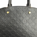 Louis Vuitton Women's Black Embossed Monogram Leather Tote B