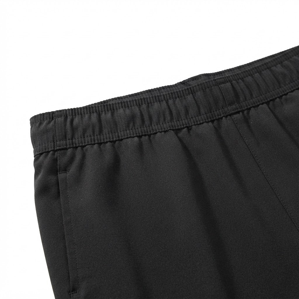 Men's Black Athletic Running Shorts