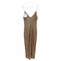 Fashion Nova Gold Sequined Cami Maxi Dress - Women's S