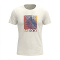 MEXX Women's White Tropical Palm Graphic T-Shirt