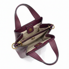 Guess Burgundy Pebbled Mini Crossbody Bag