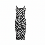 Esmara Women's Zebra Print Knitted Midi Dress