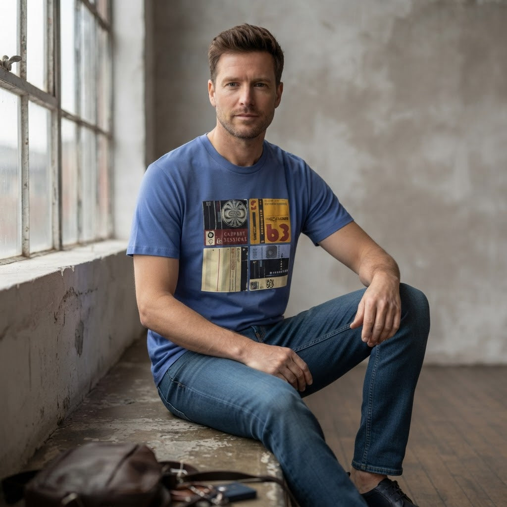 Ben Sherman Periwinkle Blue Graphic Tee - Carnaby Sessions T
