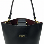 Prada Black Saffiano Leather Bucket Bag