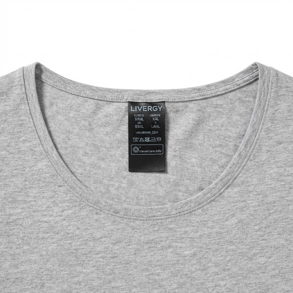 LIVERGY Men's Heather Grey Basic Round Neck Tank Top