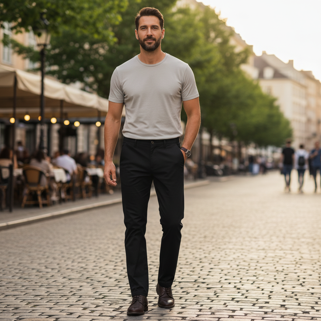 Kirkland Signature Men's Black Performance Chino Pants
