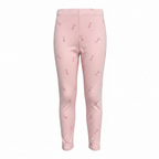 DUNNES Kids' Pink Bunny Print Cotton Leggings