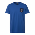Livergy x U.S. Grand Polo Men's Blue Cotton Pocket T-Shirt