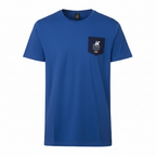 Livergy x U.S. Grand Polo Men's Blue Cotton Pocket T-Shirt