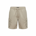 Livergy Men's Khaki Cargo Shorts with Elastic Waist