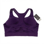 Purple Racerback High-Support Microfiber Sports Bra