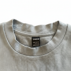SHEIN Light Blue Ribbed Crew Neck Crop Top - Size L