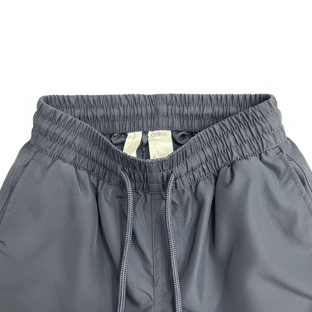 anko School Kids' Navy Blue Elasticated Drawstring Shorts