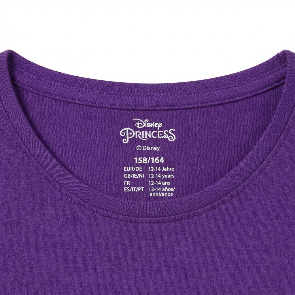 Disney PRINCESS Purple Graphic Print Fairytale Villainess Ki