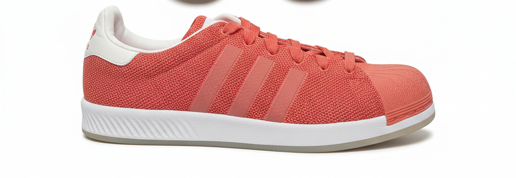 Adidas Coral Primeknit Superstar Shell Toe Sneakers