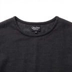 Women's Charcoal Short-Sleeved Textured Woven Top