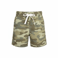 anko Kids' Green Camouflage Woven Drawstring Shorts