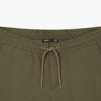 Splash Women's Olive Green Linen Blend Cargo Shorts