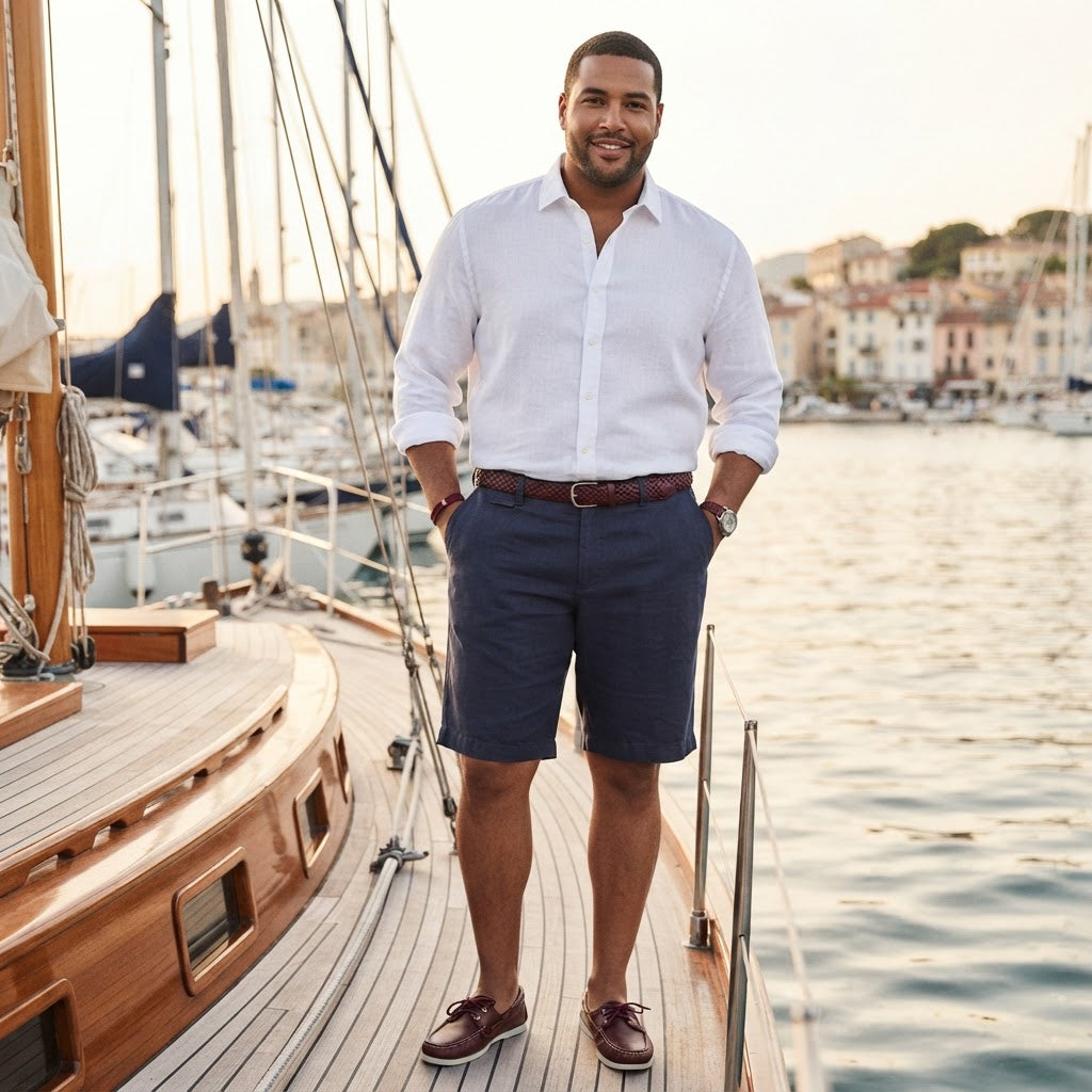 Men's Navy navy Tailored Woven Chino Shorts