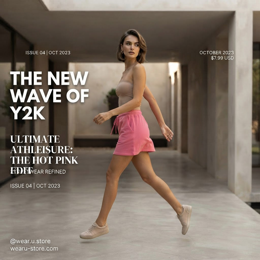 Bubblegum Pink Jersey Mini Skirt with Drawstring Waist